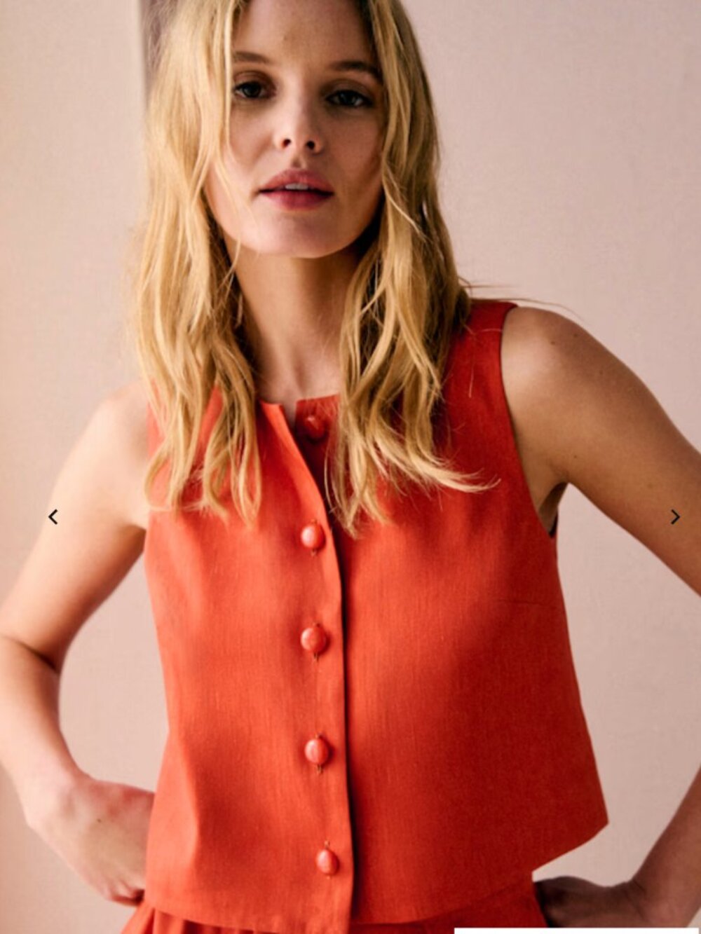 Sezane Editions Linen Shell